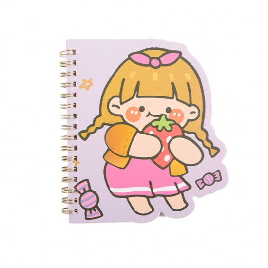 Блокнот на спирали «Girl strawberry»