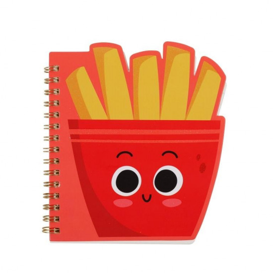 Блокнот на спирали «French fries»