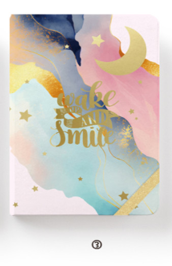 Блокнот «Wake up and smile»