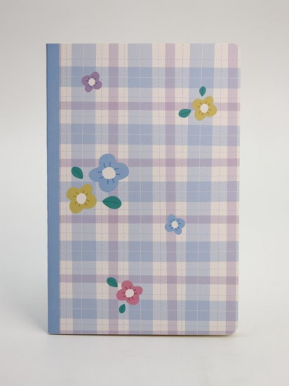 Блокнот «Plaid flowers»