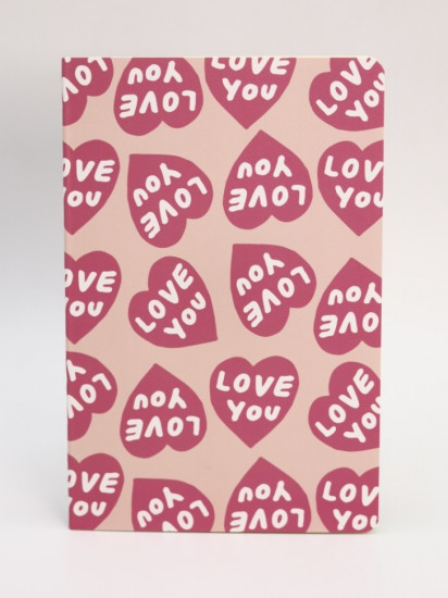 Блокнот «Love writings hearts»