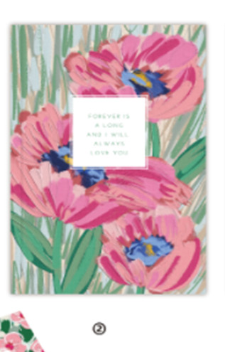 Блокнот «Painted flowers»