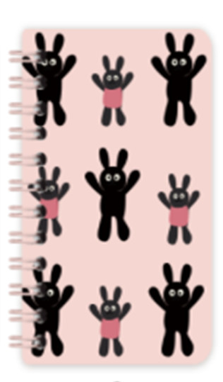 Блокнот на спирали «Bunny hello»