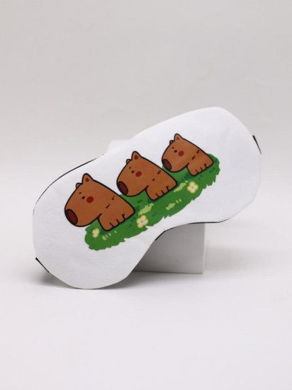 Маска для сна гелевая «Capybara routine»