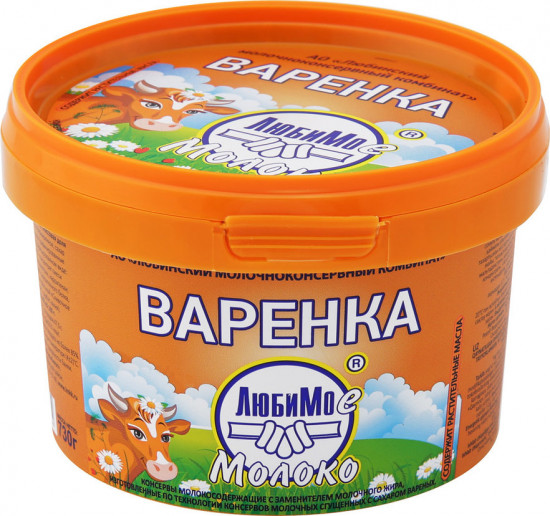 Продукт молокосодержащий сгущенный с сахаром «Варёнка»