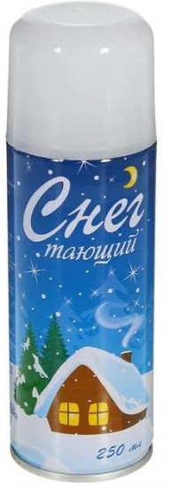 Спрей белый «Тающий снег»