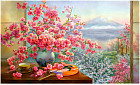 Алмазная мозаика «Букет сакуры»