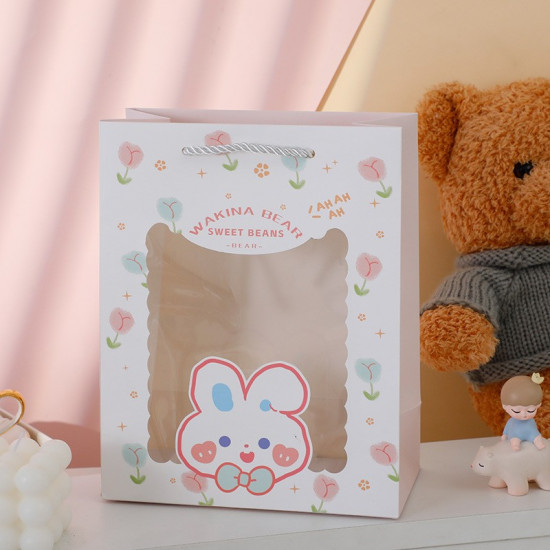 Пакет подарочный «Cute animals, bunny»