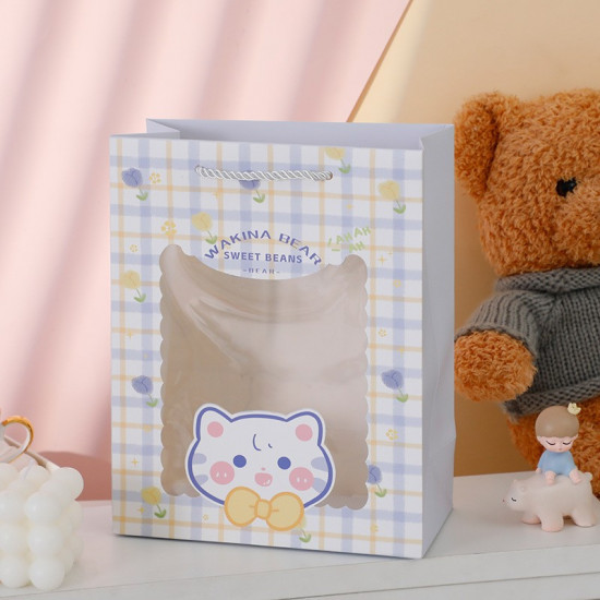 Пакет подарочный «Cute animals, cat»
