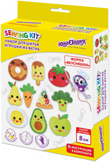 Набор для шитья игрушки из фетра «Вкусняшки»