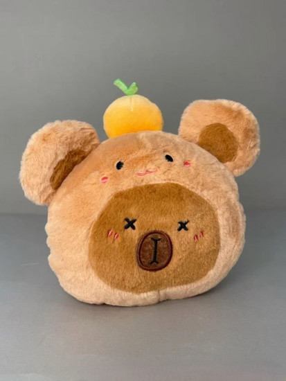 Игрушка мягкая «Capybara head»