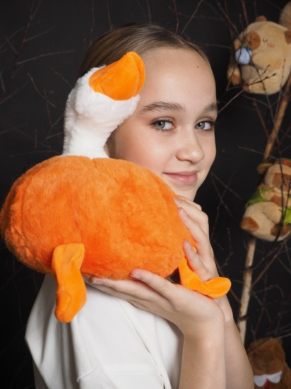 Игрушка мягкая «Pumpkin goose»