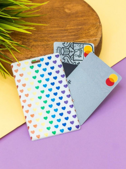 Держатель для карт «Multicolored hearts»