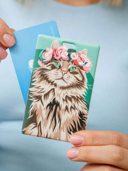 Держатель для карт «Beautiful cat»