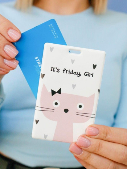 Держатель для карт «It's friday, Girl»
