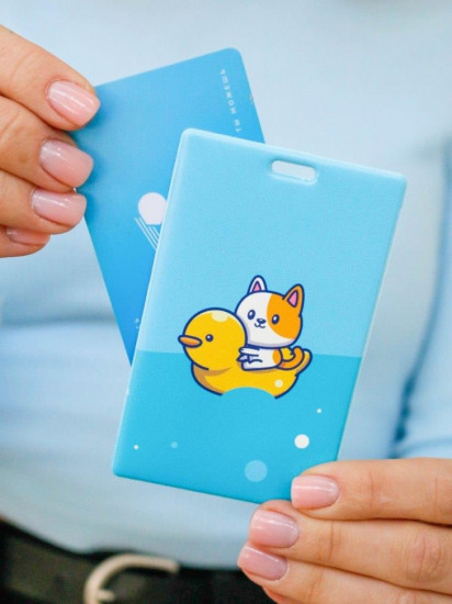 Держатель для карт «Duck and cat»