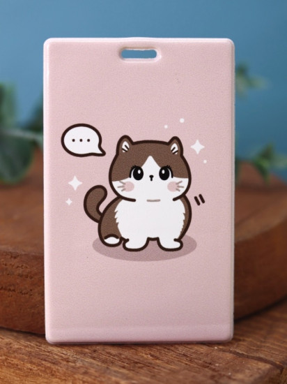 Держатель для карт аниме «Cute cat»