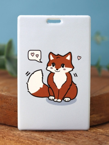 Держатель для карт аниме «Fox love»
