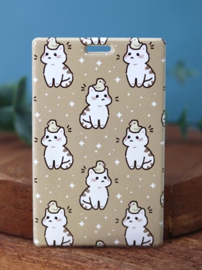 Держатель для карт аниме «Many cat duck»