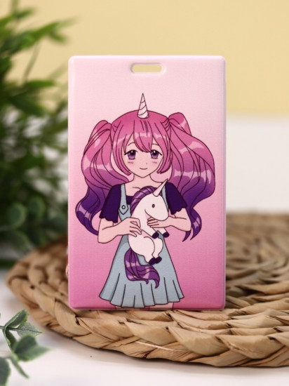 Держатель для карт аниме «I'm unique unicorn girl»