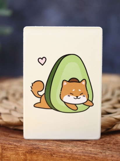 Держатель для карт аниме «Shiba inu avocado» 