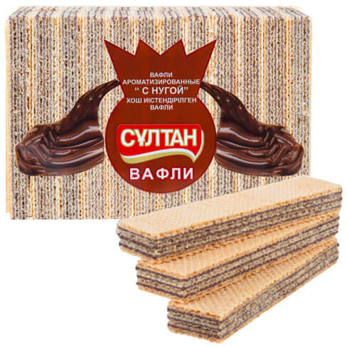Вафли ароматизированные «Нуга»