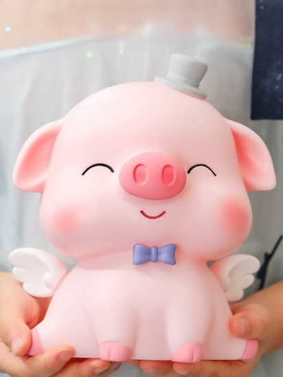 Копилка «Angel pig hat»