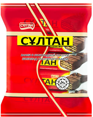 Вафли глазированные в шоколаде