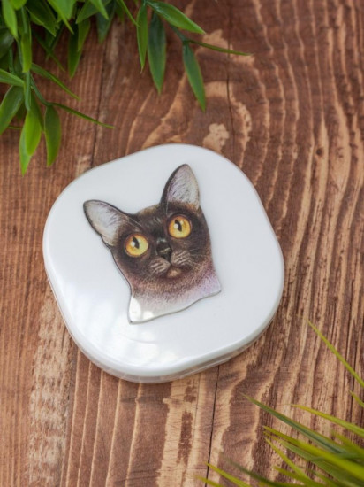 Контейнер для контактных линз «Purebred Cat»