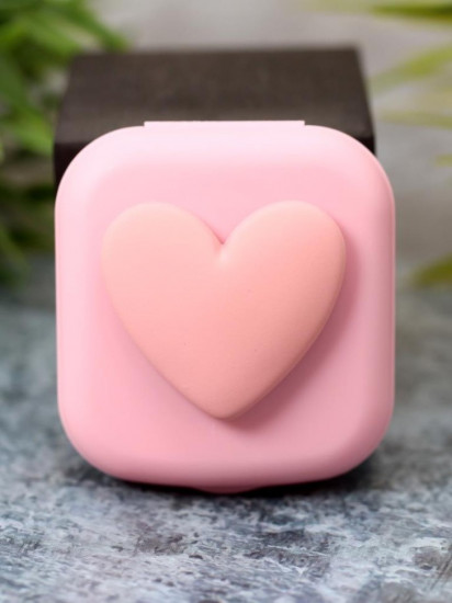 Контейнер для контактных линз «Heart paint»