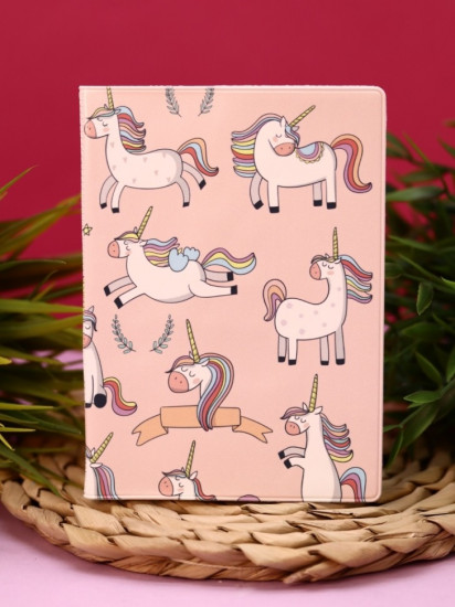 Обложка для паспорта «Pink Unicorn»