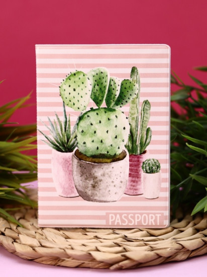 Обложка для паспорта «Cactus»