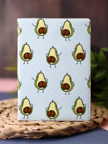 Обложка для паспорта «Avocado and popka»