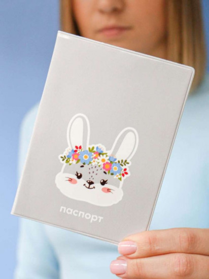 Обложка для паспорта «Flower bunny»