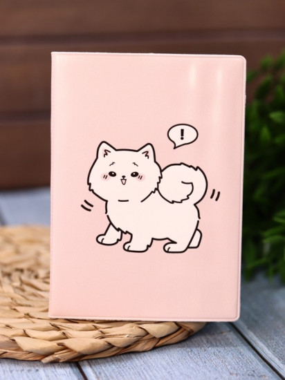 Обложка для паспорта «White cat»