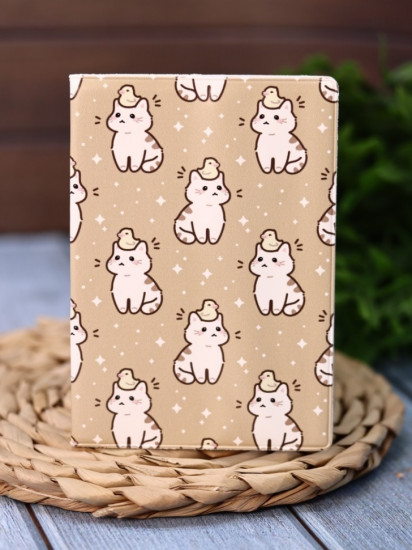 Обложка для паспорта «Many cat duck»