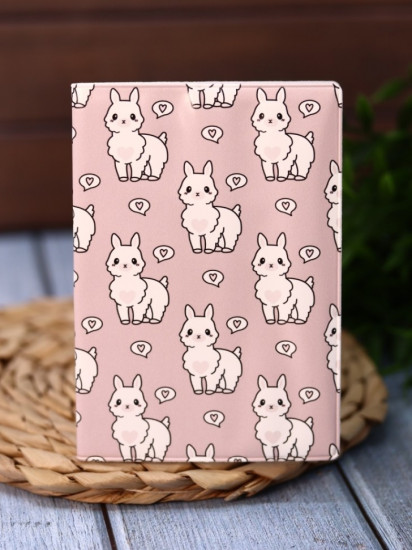 Обложка для паспорта «Many lama»