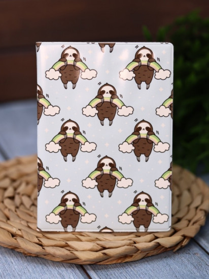 Обложка для паспорта «Many sloth»
