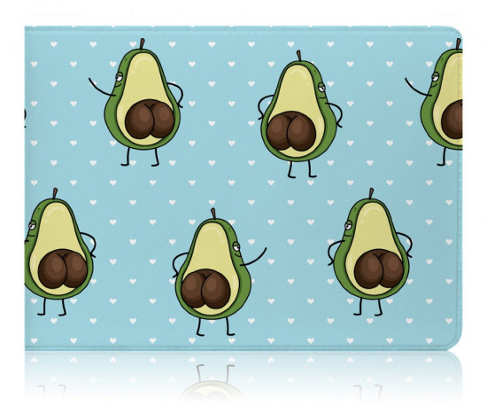 Обложка для студенческого билета «Avocado and popka»