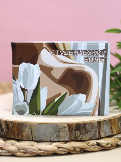 Обложка для студенческого билета «Spring tulips»