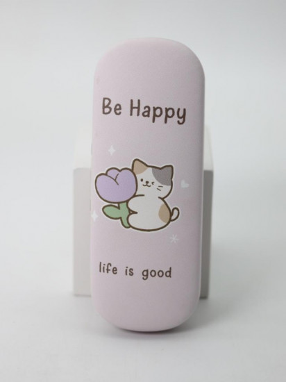 Чехол для очков «Be happy life is good»