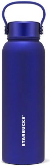 Термобутылка «Bottle Blue Handle»