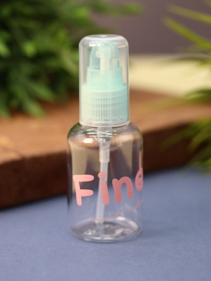 Бутылочка для хранения косметики дорожная «Fine!»