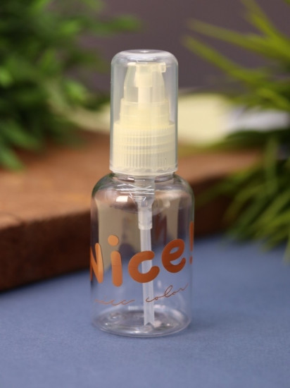 Бутылочка для хранения косметики дорожная «Nice!»