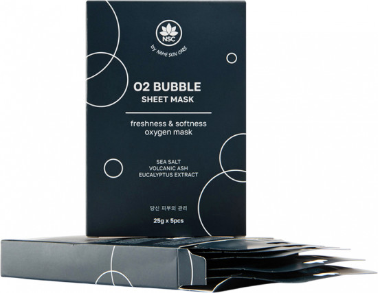 Набор масок тканевых для лица пузырьковах «O2 Bubble Sheet Mask»