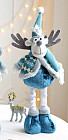 Фигурка декоративная «Олененок в голубом костюме»