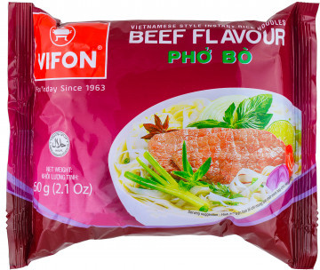 Рисовая лапша быстрого приготовления со вкусом говядины «Pho Bo»