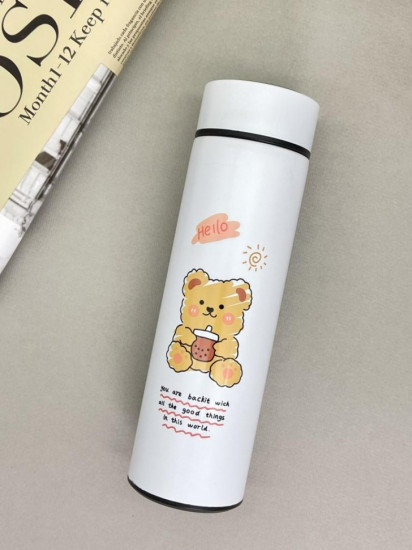 Термос с датчиком температуры «Sweet bear»