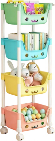 Стеллаж для хранения игрушек и книг
