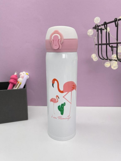 Термос «Flamingo sunset»